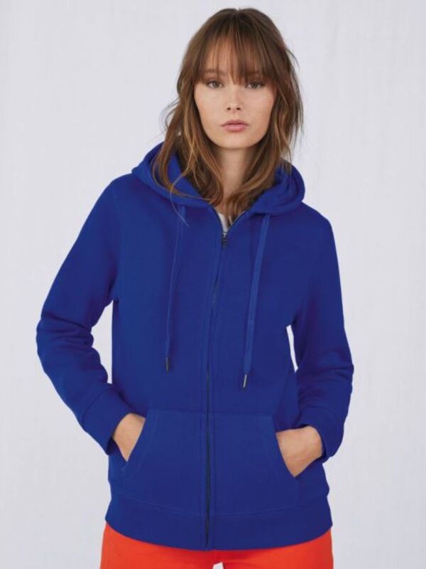 B&C | QUEEN Zipped Hood_° Náhledový obrázek